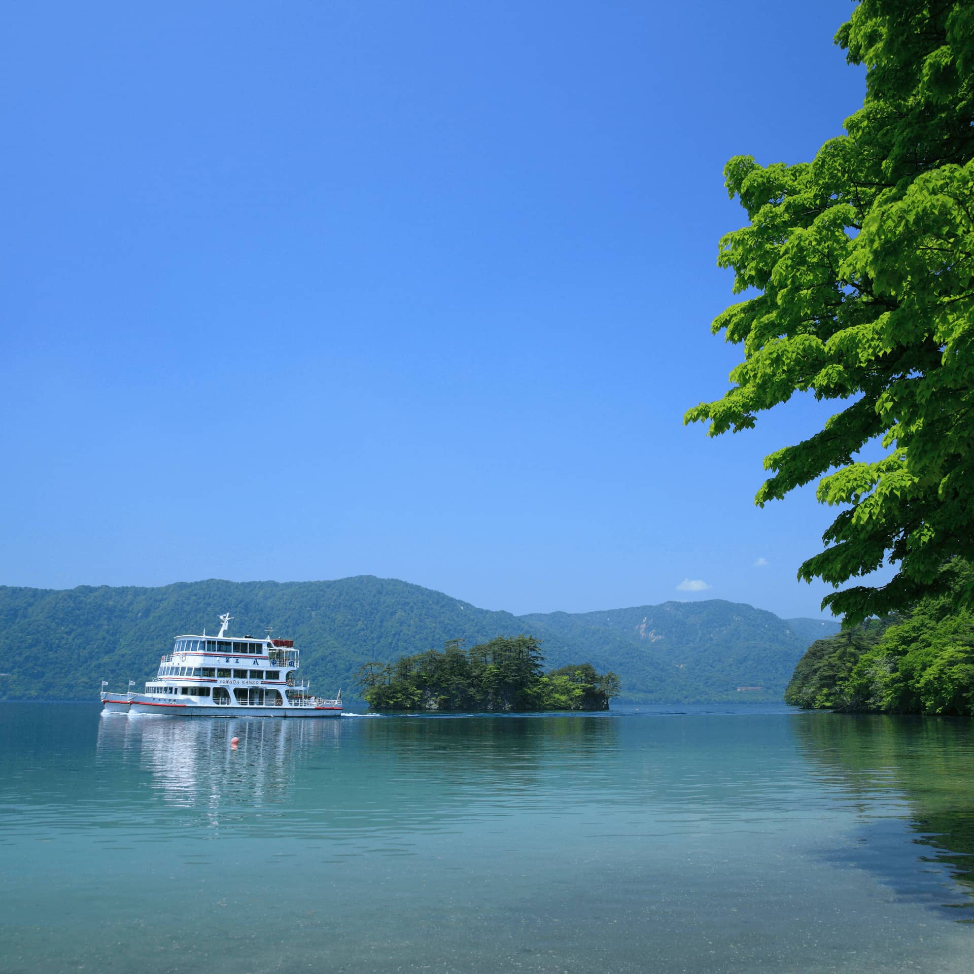 Lake Towada in summer