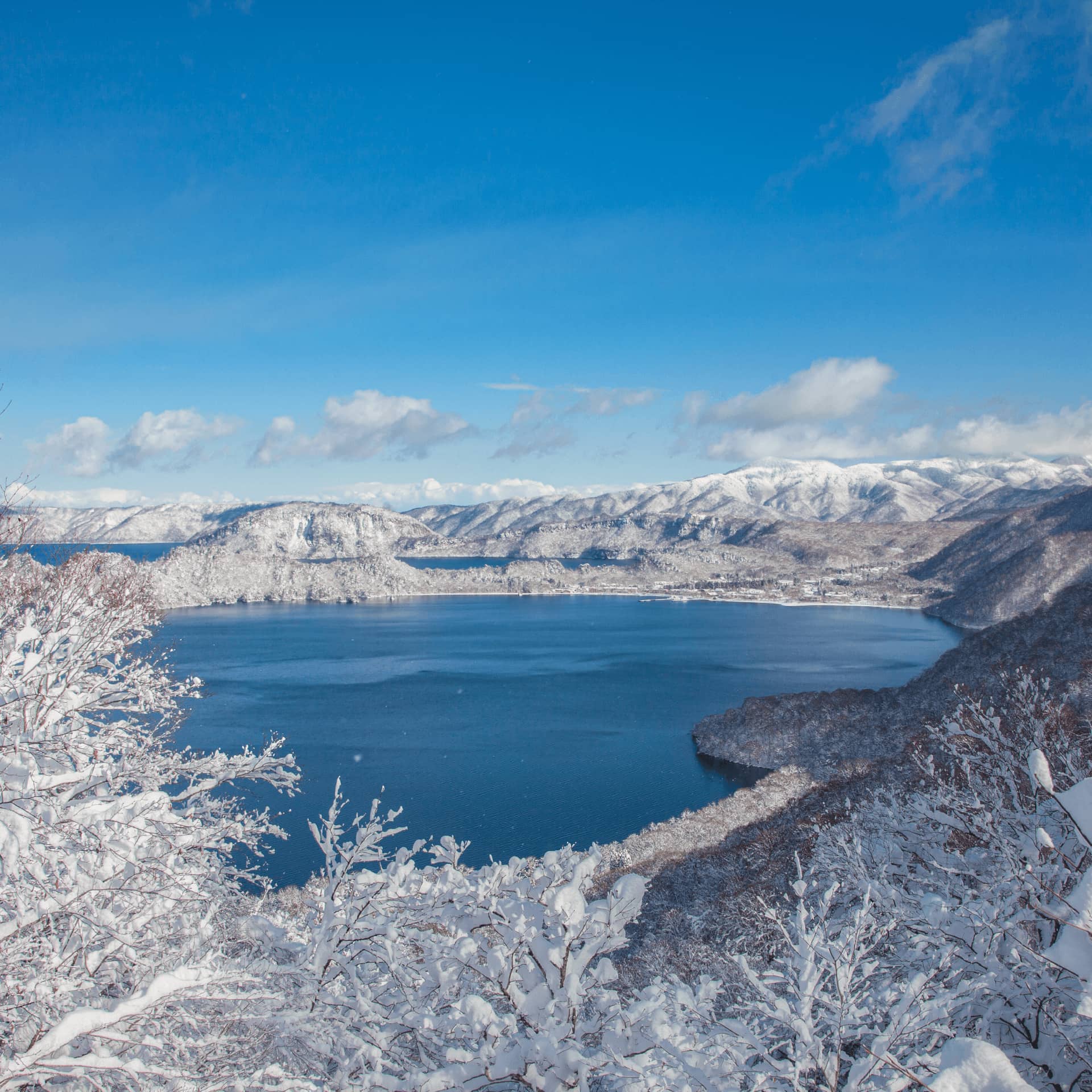 Lake Towada in winter
